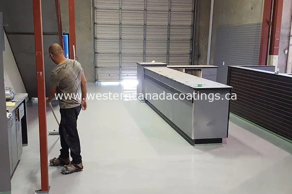 Surface preparation in epoxy flooring